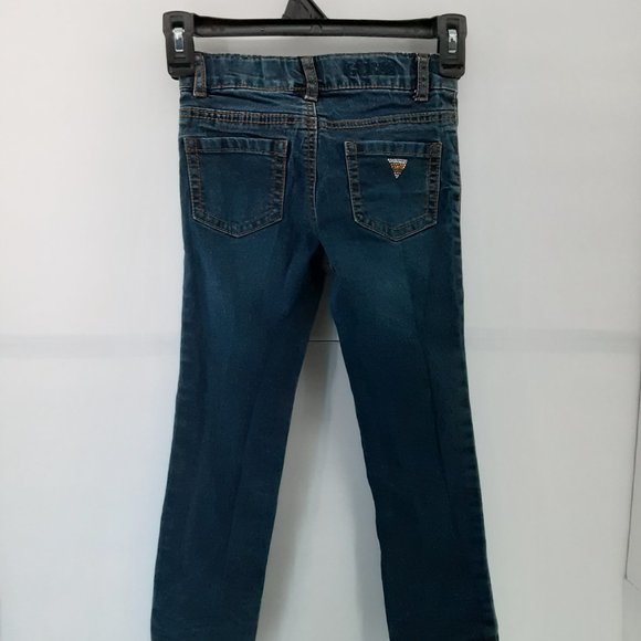 GUESS Youth Girls Daredevil Skinny Leg Jeans | Size 6 | Dark Blue - Picture 2 of 10